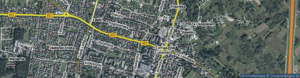 Zdjęcie satelitarne Szyllinga Antoniego, gen. ul.